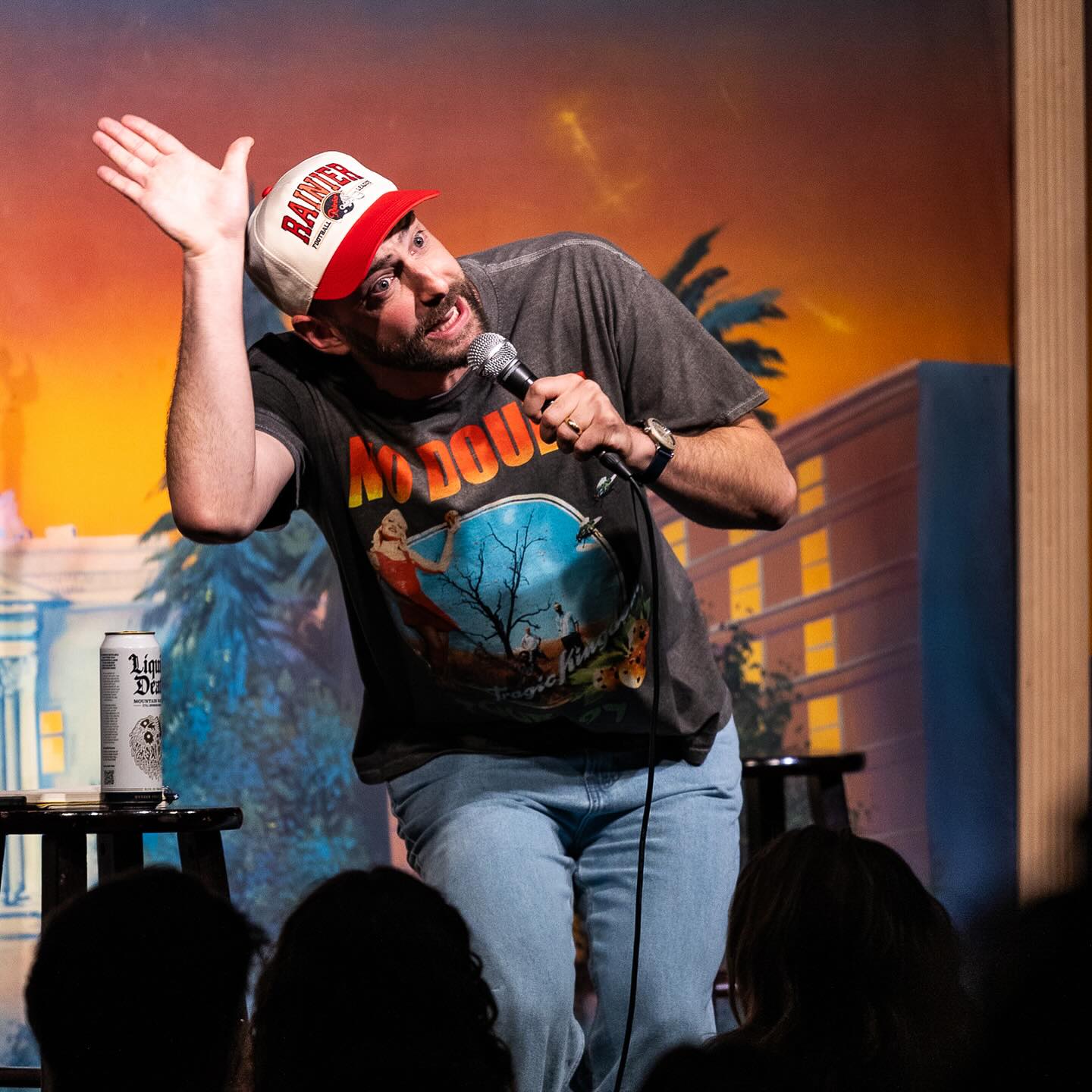 Joe Dombrowski performing live on stage
